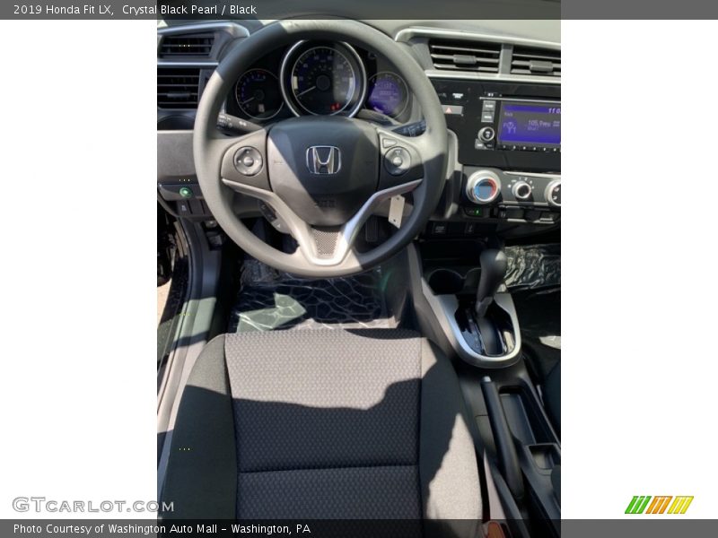 Crystal Black Pearl / Black 2019 Honda Fit LX