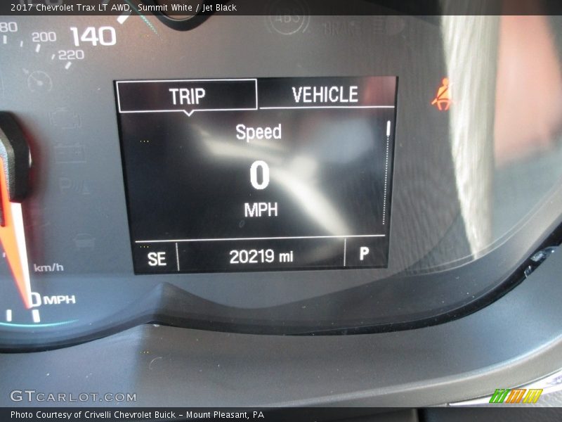 Summit White / Jet Black 2017 Chevrolet Trax LT AWD