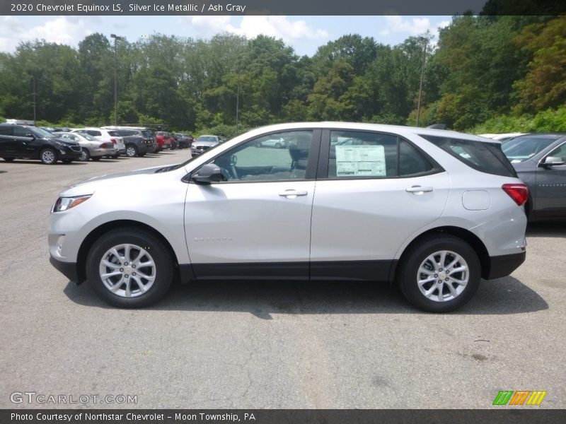 Silver Ice Metallic / Ash Gray 2020 Chevrolet Equinox LS