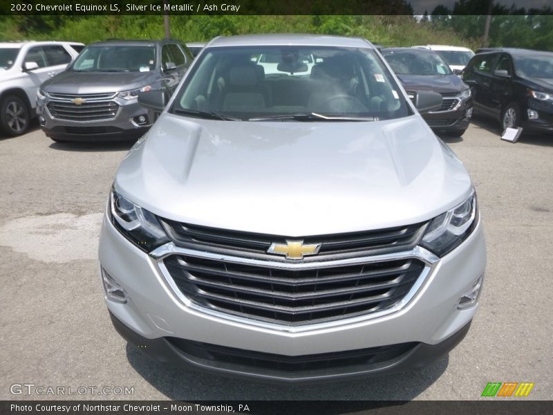 Silver Ice Metallic / Ash Gray 2020 Chevrolet Equinox LS