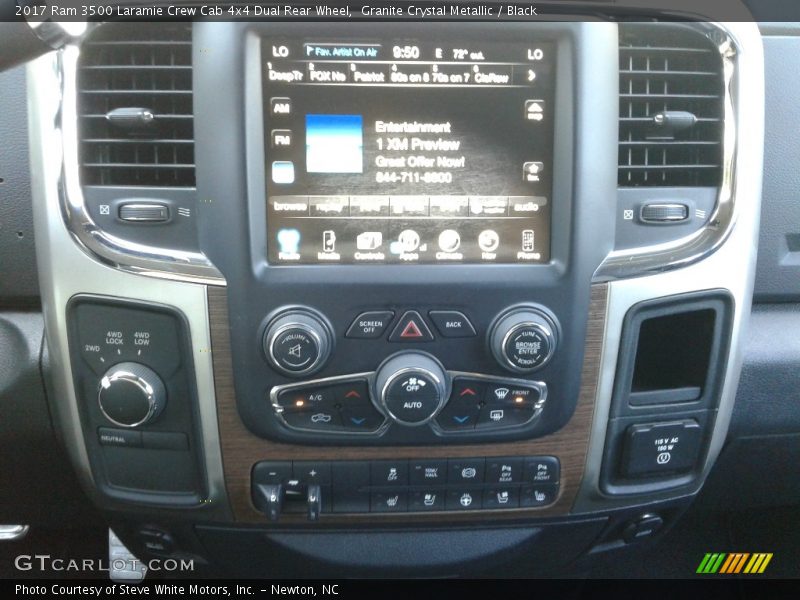 Granite Crystal Metallic / Black 2017 Ram 3500 Laramie Crew Cab 4x4 Dual Rear Wheel
