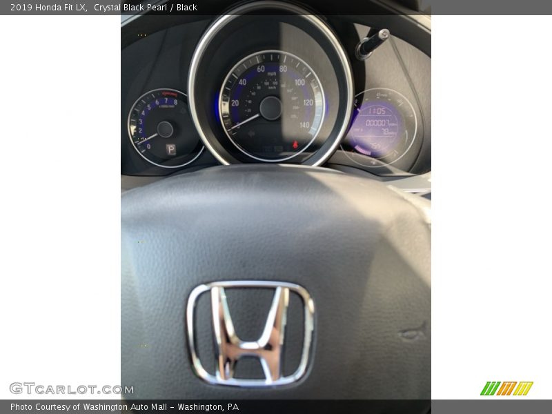 Crystal Black Pearl / Black 2019 Honda Fit LX