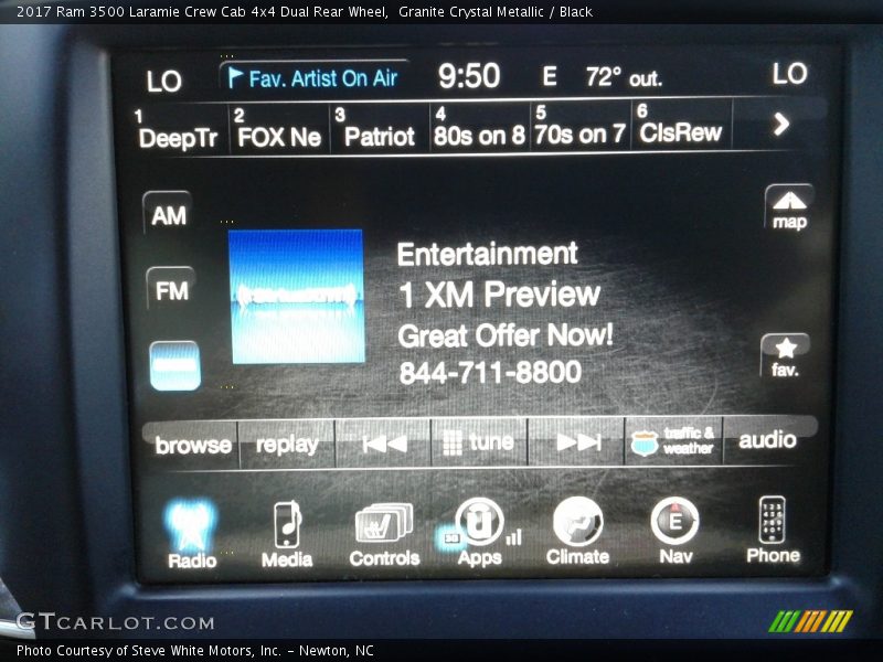 Granite Crystal Metallic / Black 2017 Ram 3500 Laramie Crew Cab 4x4 Dual Rear Wheel