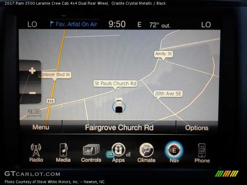 Granite Crystal Metallic / Black 2017 Ram 3500 Laramie Crew Cab 4x4 Dual Rear Wheel