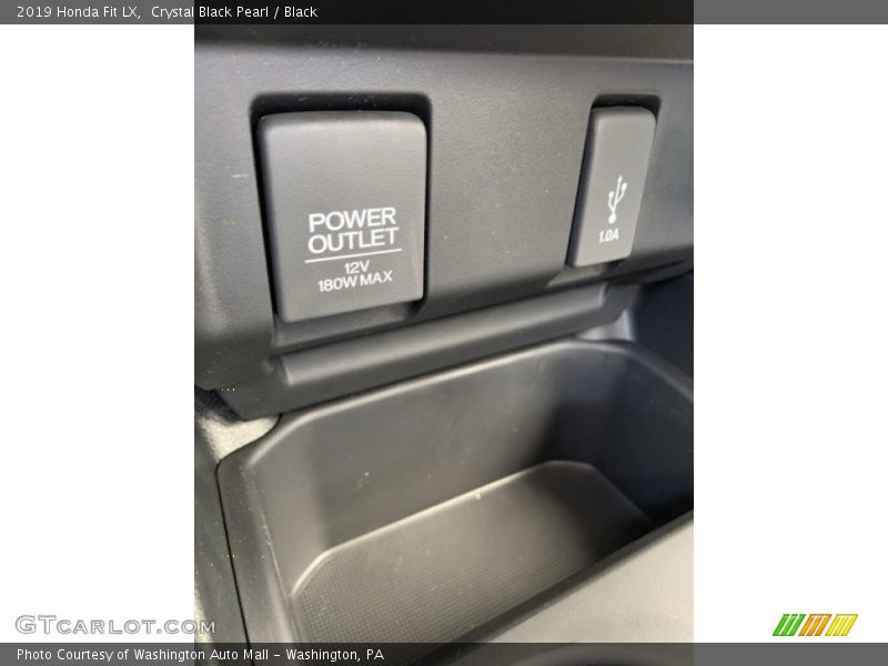 Crystal Black Pearl / Black 2019 Honda Fit LX
