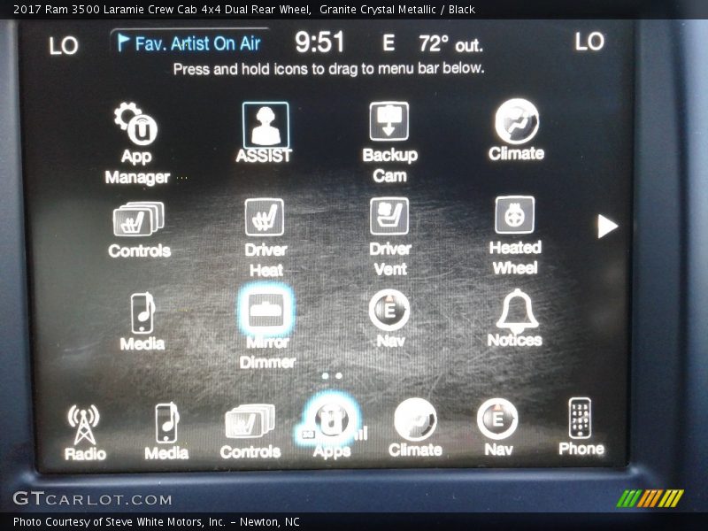 Granite Crystal Metallic / Black 2017 Ram 3500 Laramie Crew Cab 4x4 Dual Rear Wheel