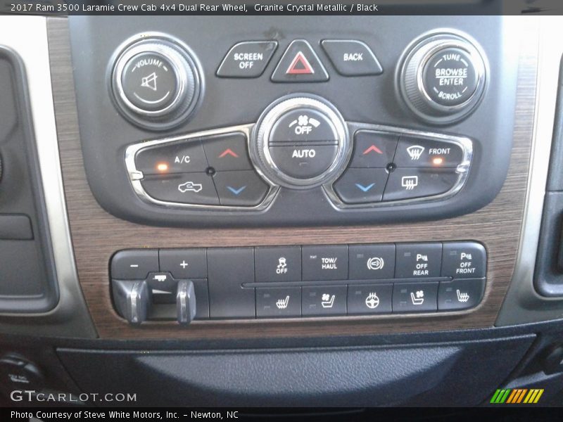 Granite Crystal Metallic / Black 2017 Ram 3500 Laramie Crew Cab 4x4 Dual Rear Wheel