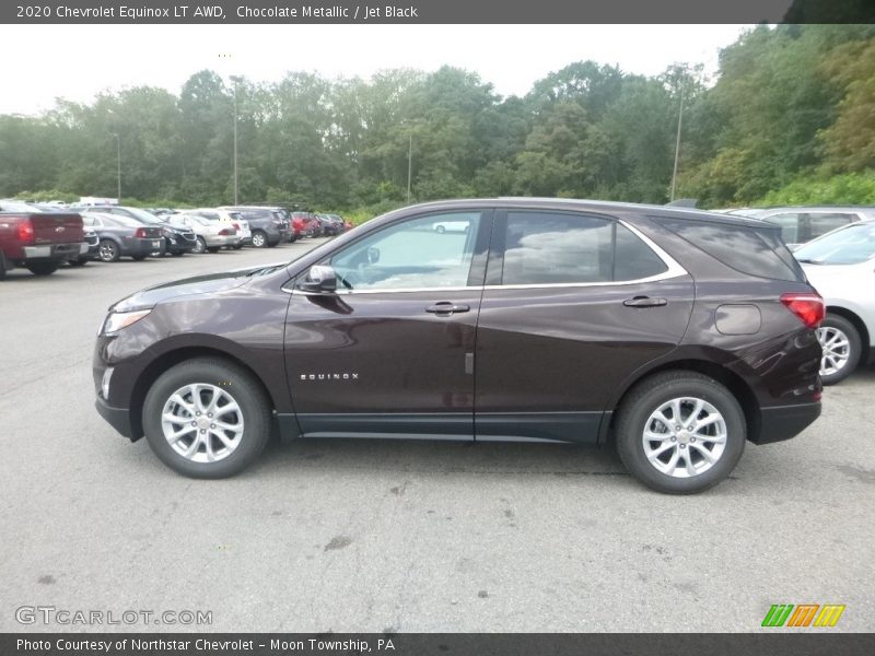 Chocolate Metallic / Jet Black 2020 Chevrolet Equinox LT AWD
