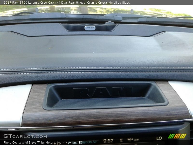 Granite Crystal Metallic / Black 2017 Ram 3500 Laramie Crew Cab 4x4 Dual Rear Wheel