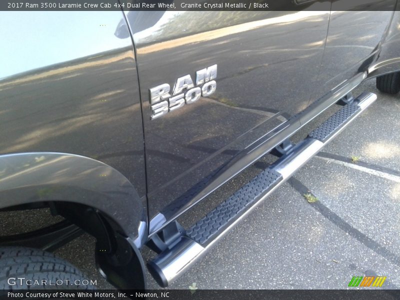 Granite Crystal Metallic / Black 2017 Ram 3500 Laramie Crew Cab 4x4 Dual Rear Wheel
