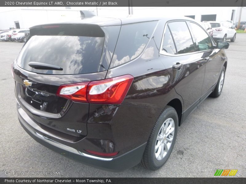 Chocolate Metallic / Jet Black 2020 Chevrolet Equinox LT AWD