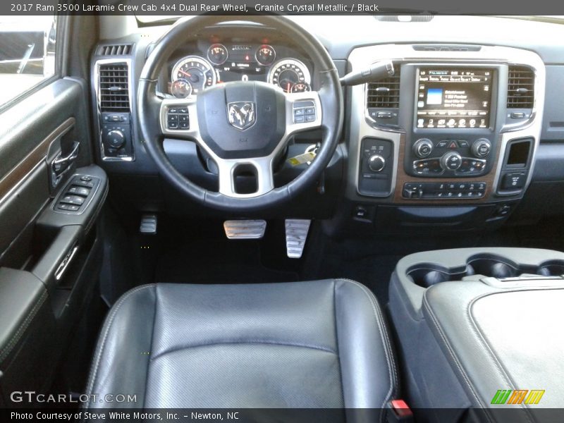 Granite Crystal Metallic / Black 2017 Ram 3500 Laramie Crew Cab 4x4 Dual Rear Wheel