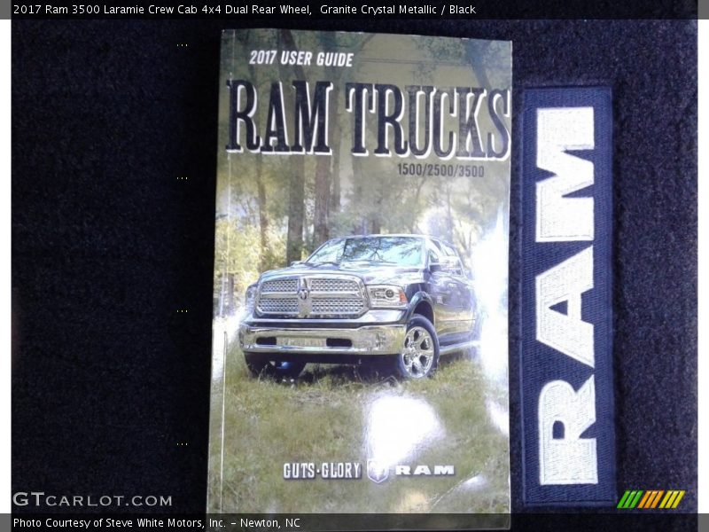 Granite Crystal Metallic / Black 2017 Ram 3500 Laramie Crew Cab 4x4 Dual Rear Wheel