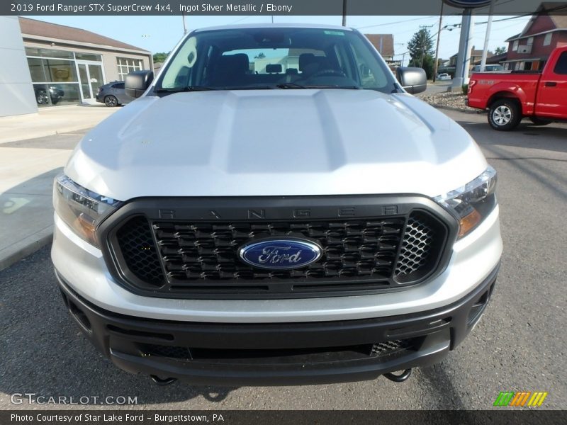 Ingot Silver Metallic / Ebony 2019 Ford Ranger STX SuperCrew 4x4