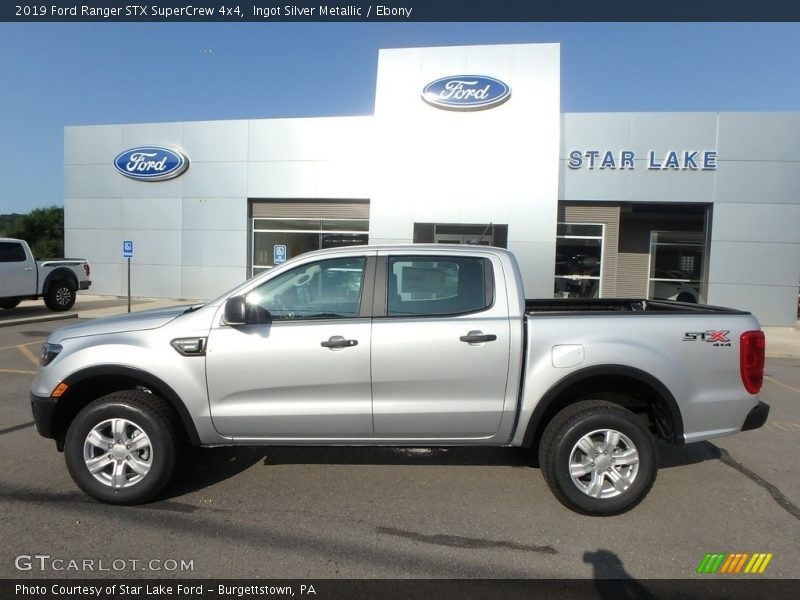 Ingot Silver Metallic / Ebony 2019 Ford Ranger STX SuperCrew 4x4