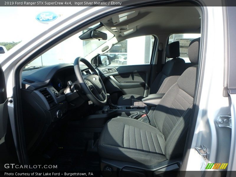 Ingot Silver Metallic / Ebony 2019 Ford Ranger STX SuperCrew 4x4