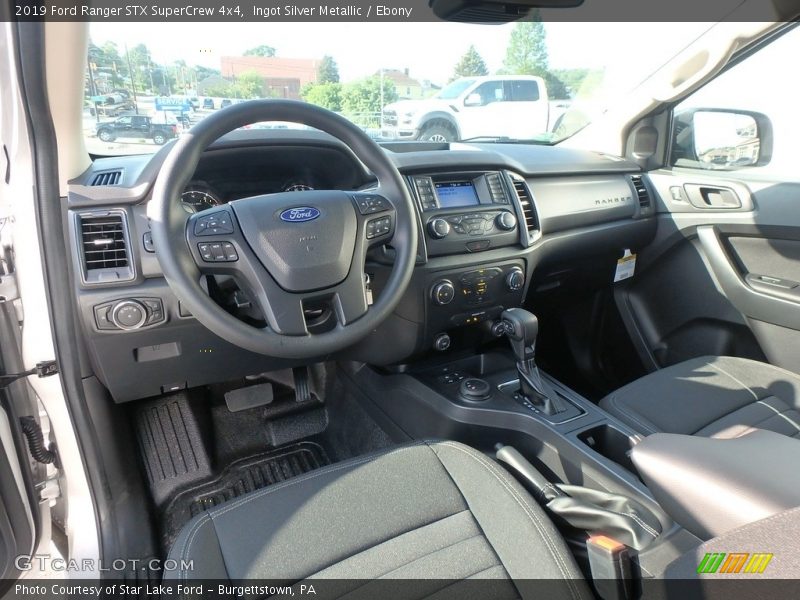 Ingot Silver Metallic / Ebony 2019 Ford Ranger STX SuperCrew 4x4