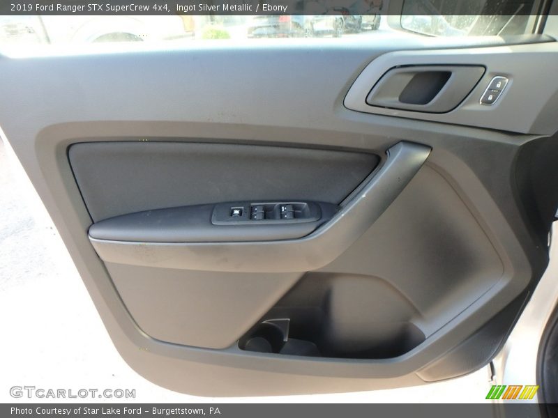 Ingot Silver Metallic / Ebony 2019 Ford Ranger STX SuperCrew 4x4