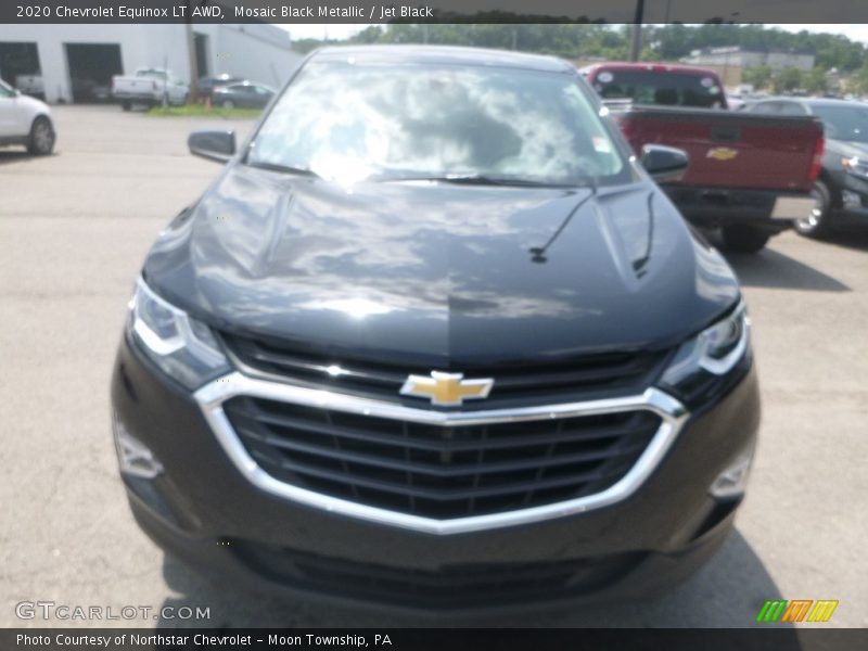 Mosaic Black Metallic / Jet Black 2020 Chevrolet Equinox LT AWD
