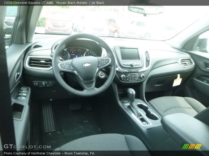 Mosaic Black Metallic / Jet Black 2020 Chevrolet Equinox LT AWD