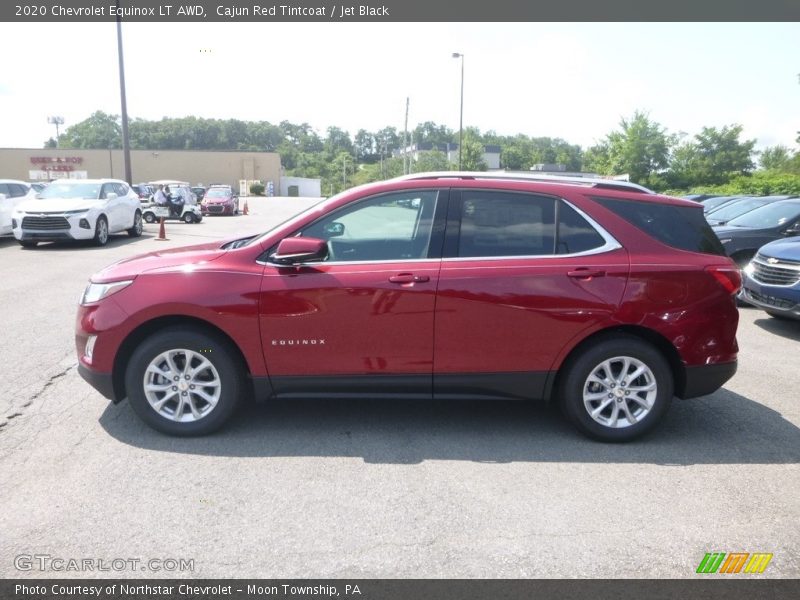 Cajun Red Tintcoat / Jet Black 2020 Chevrolet Equinox LT AWD