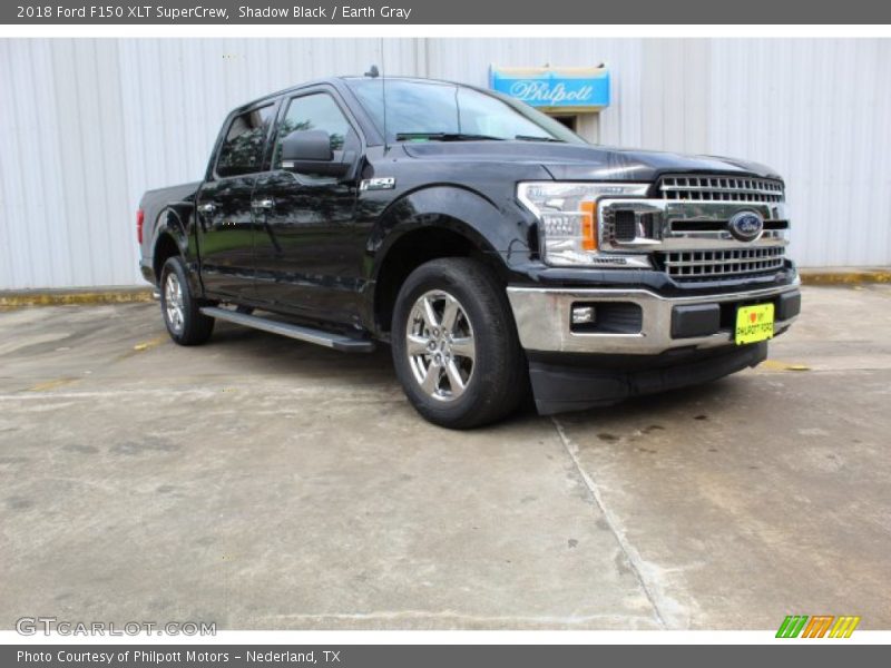 Shadow Black / Earth Gray 2018 Ford F150 XLT SuperCrew