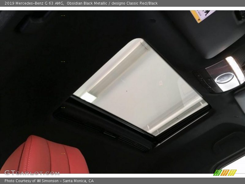 Obsidian Black Metallic / designo Classic Red/Black 2019 Mercedes-Benz G 63 AMG