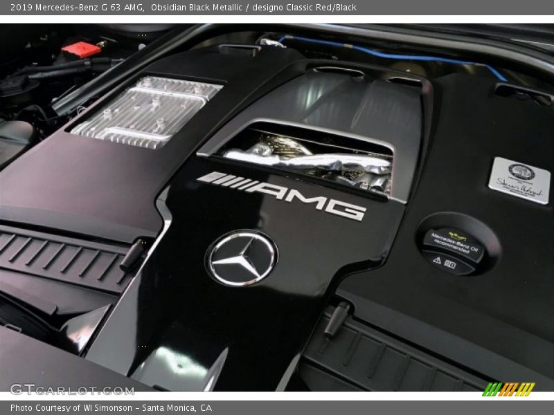 Obsidian Black Metallic / designo Classic Red/Black 2019 Mercedes-Benz G 63 AMG