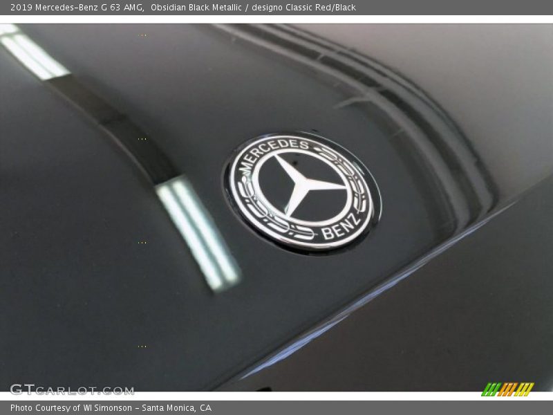 Obsidian Black Metallic / designo Classic Red/Black 2019 Mercedes-Benz G 63 AMG