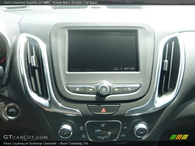 Mosaic Black Metallic / Jet Black 2020 Chevrolet Equinox LT AWD