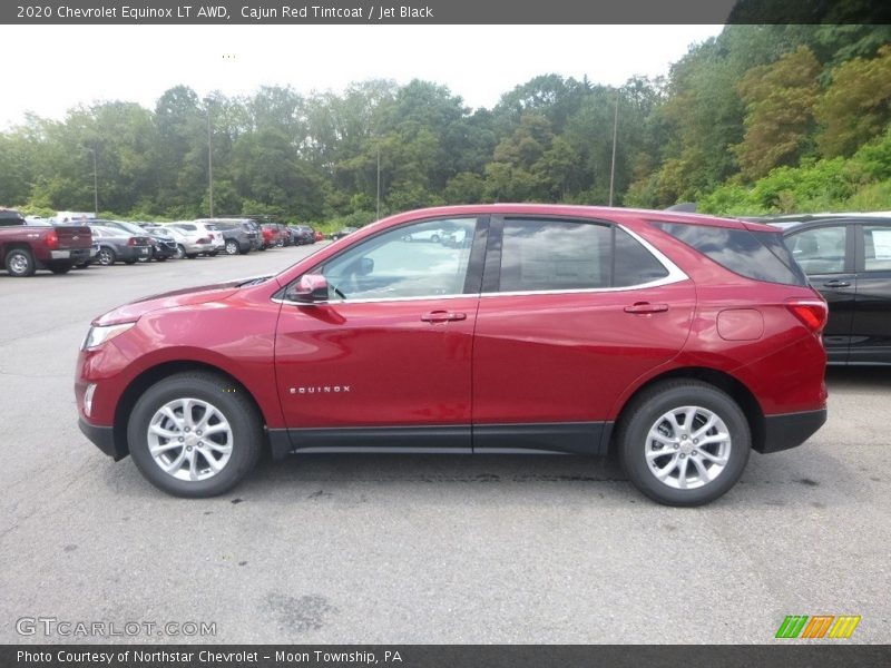 Cajun Red Tintcoat / Jet Black 2020 Chevrolet Equinox LT AWD