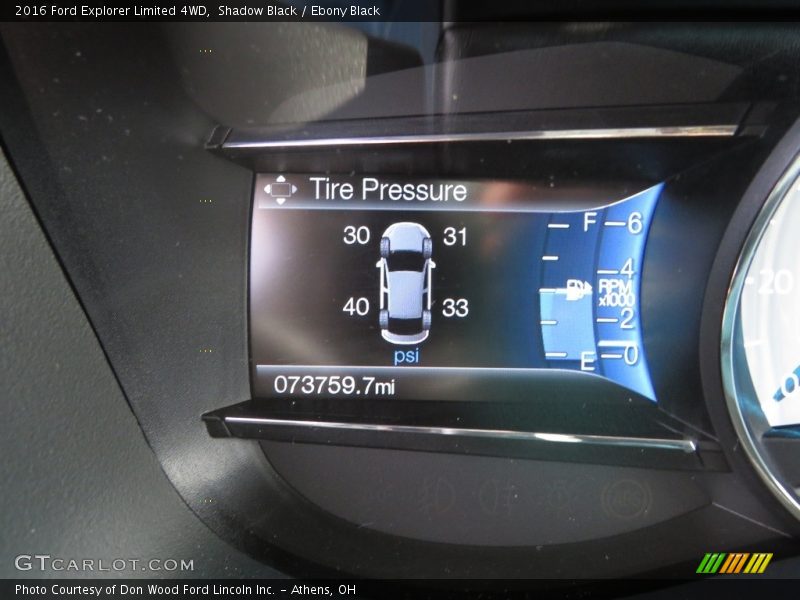 Shadow Black / Ebony Black 2016 Ford Explorer Limited 4WD
