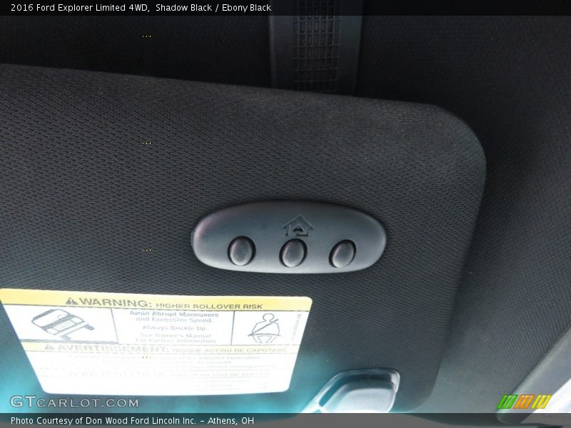 Shadow Black / Ebony Black 2016 Ford Explorer Limited 4WD