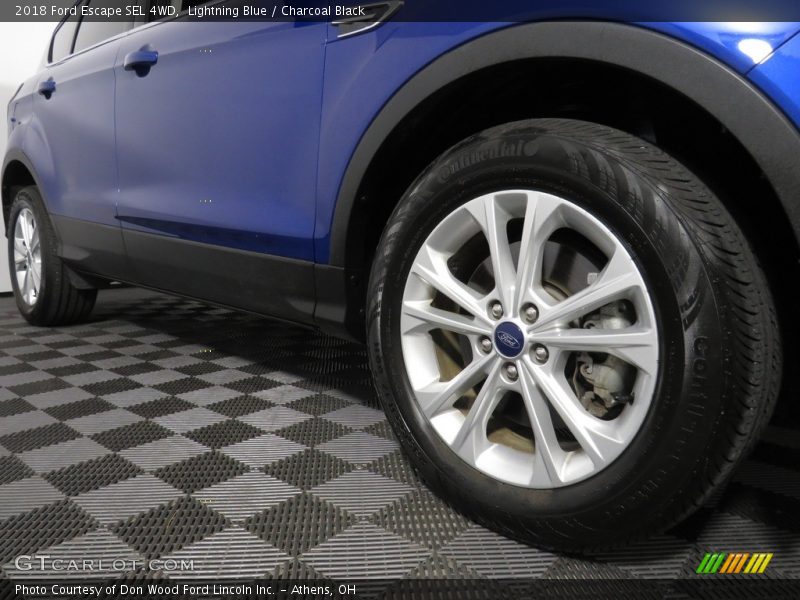 Lightning Blue / Charcoal Black 2018 Ford Escape SEL 4WD