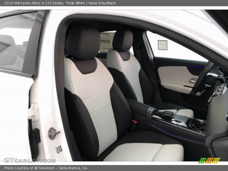 Polar White / Neva Grey/Black 2019 Mercedes-Benz A 220 Sedan
