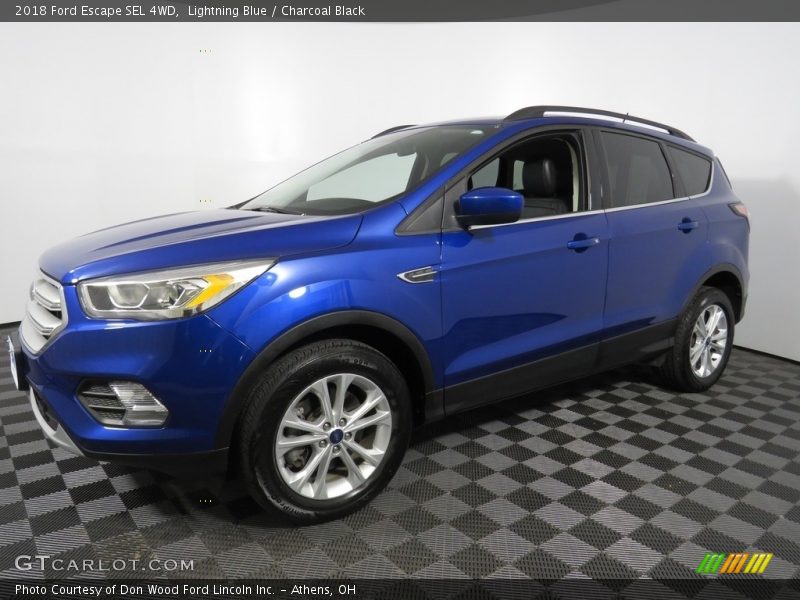 Lightning Blue / Charcoal Black 2018 Ford Escape SEL 4WD