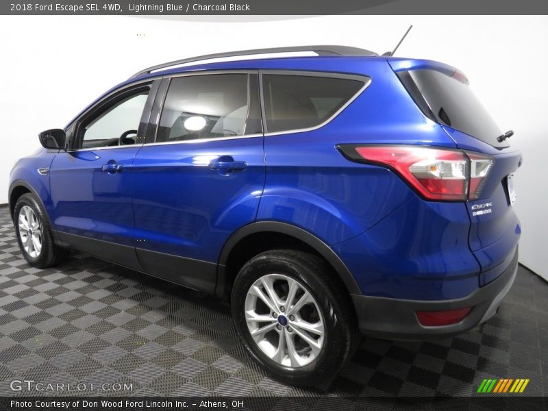 Lightning Blue / Charcoal Black 2018 Ford Escape SEL 4WD