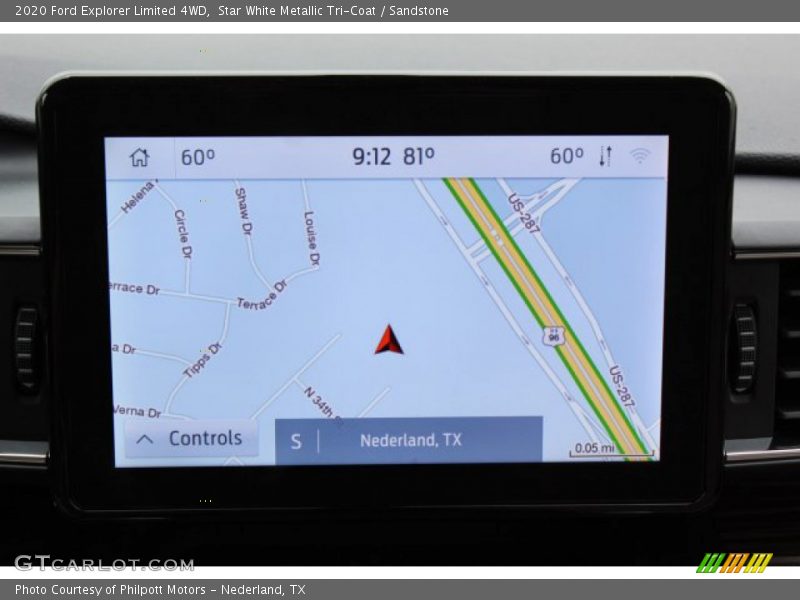 Navigation of 2020 Explorer Limited 4WD