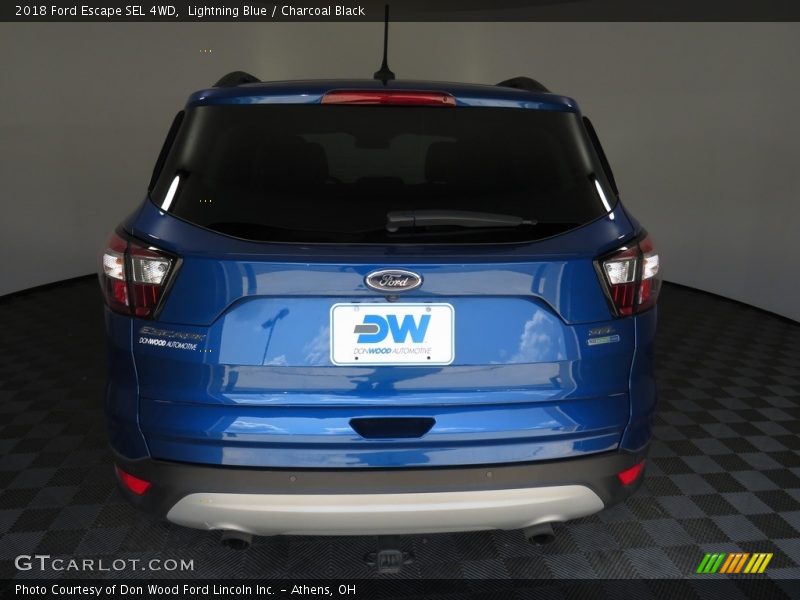 Lightning Blue / Charcoal Black 2018 Ford Escape SEL 4WD