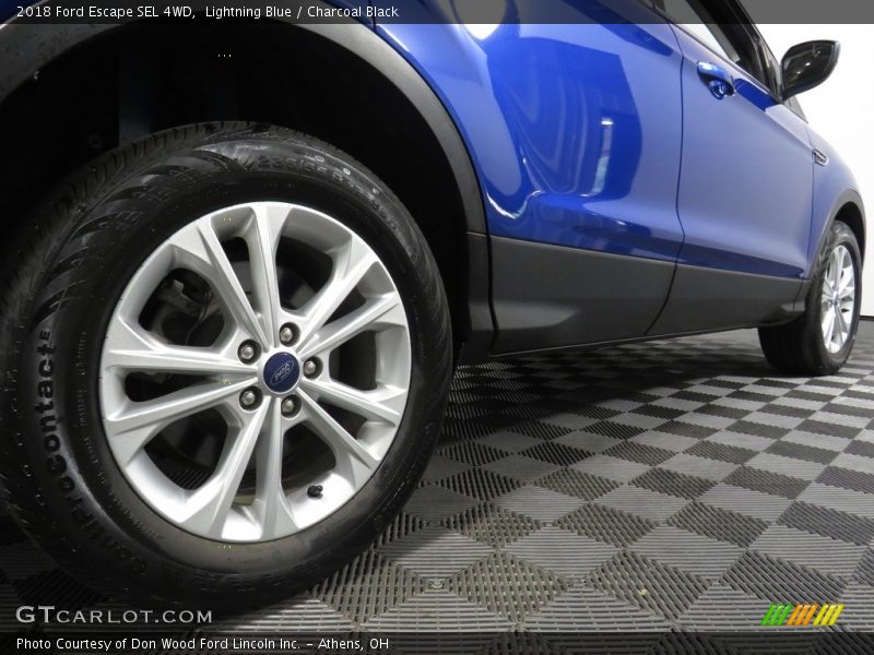 Lightning Blue / Charcoal Black 2018 Ford Escape SEL 4WD