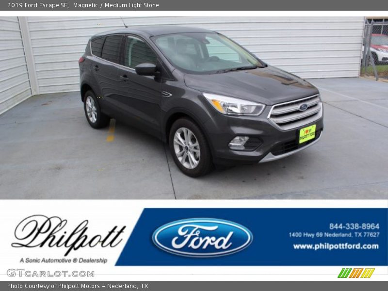 Magnetic / Medium Light Stone 2019 Ford Escape SE