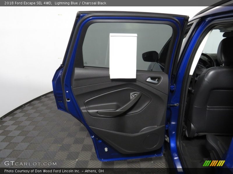 Lightning Blue / Charcoal Black 2018 Ford Escape SEL 4WD
