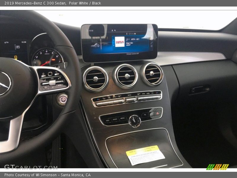 Polar White / Black 2019 Mercedes-Benz C 300 Sedan
