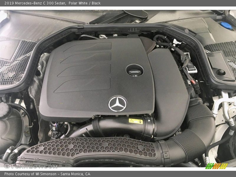 Polar White / Black 2019 Mercedes-Benz C 300 Sedan
