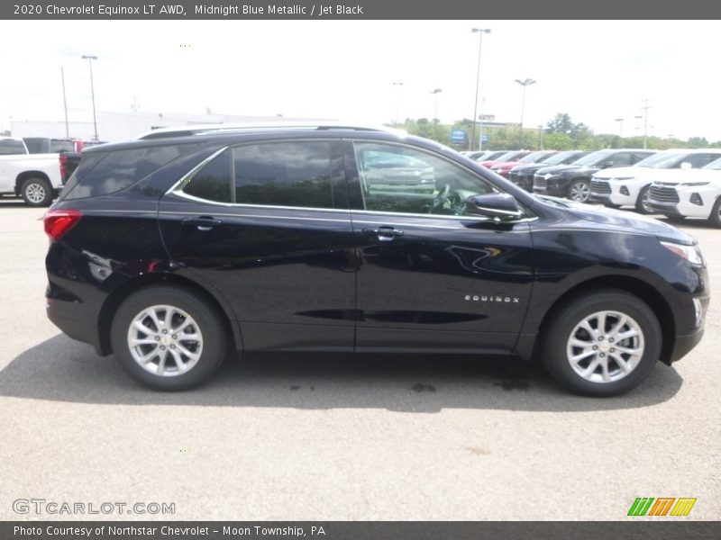 Midnight Blue Metallic / Jet Black 2020 Chevrolet Equinox LT AWD