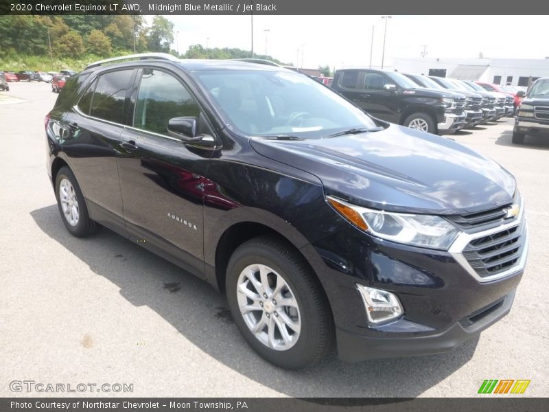 Midnight Blue Metallic / Jet Black 2020 Chevrolet Equinox LT AWD