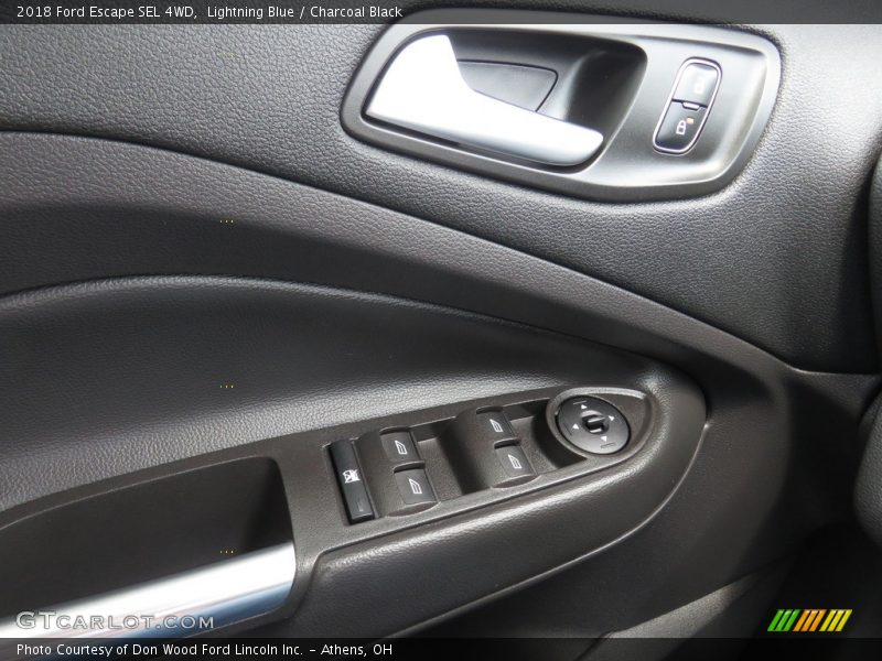 Lightning Blue / Charcoal Black 2018 Ford Escape SEL 4WD