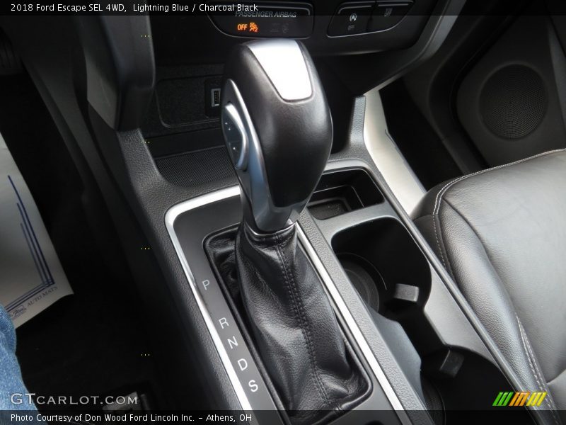 Lightning Blue / Charcoal Black 2018 Ford Escape SEL 4WD
