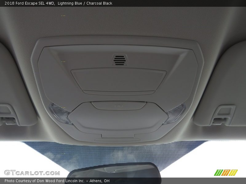 Lightning Blue / Charcoal Black 2018 Ford Escape SEL 4WD