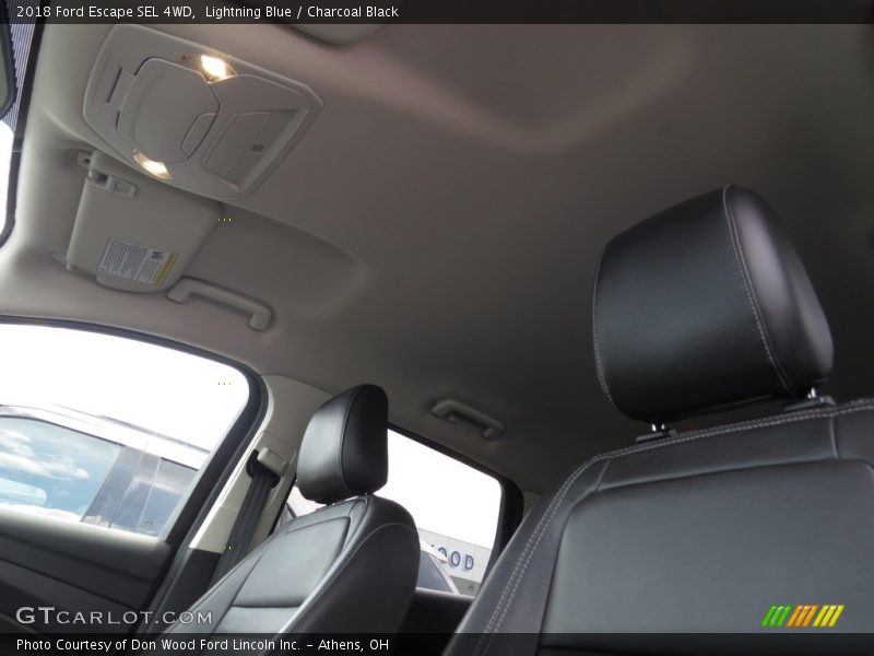 Lightning Blue / Charcoal Black 2018 Ford Escape SEL 4WD